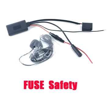Biurlink Bluetooth AUX Audio Adapteris Saugiklis Saugos Ford 6000CD AUX Mygtukas/Skydelio Mikrofono Kabelis laisvų Rankų įranga