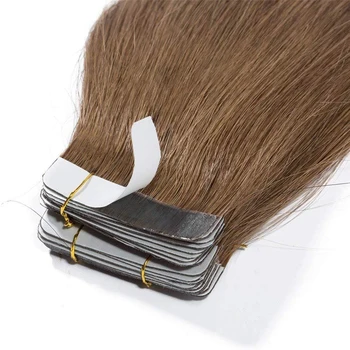 Juosta Priauginimui Žmogaus Plaukų 26 Colių Gamtos Ilgų Tiesių Plaukų #8 Pobūdžio Juoda Pratęsimų 100% Real Brazilijos Žmonių Plaukų Moterims