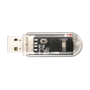 1 VNT 573A USB Adapteris Skaidrus, ABS+Metalas Už PS4 9.0 Wifi Plug-Free USB Elektroninės Šunų WIFI Imtuvas Plug Nemokamai