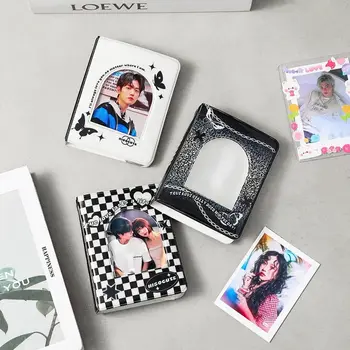 Korėjos INS Kpop Idol Korteles Rinkti Anime Kortelės Polaroid Albumo Nuotraukų Albumą Saugojimo Knygos Photocard Turėtojas