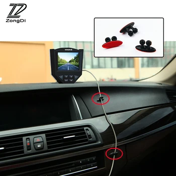 ZD 8x automobilių stiliaus lipdukai ant automobilių Vielos laikiklis iphone padas ford focus 2 3 kia rio bmw e46 VW polo passat b5 b6 acessories