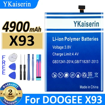 YKaiserin X93(BAT2119124350) 4900mAh Baterija DOOGEE X93 X 93 Didelės Talpos + Kelio NR.