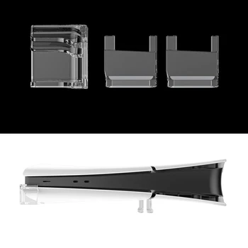 Horizontalus Konsolės Stovas PS5 Slim Stalas Priimančiosios Stovo Žaidimas Saugojimo Mount Turėtojas Priedai Sėdi Kambaryje, TV kambarys, Žaidimų Kambarys