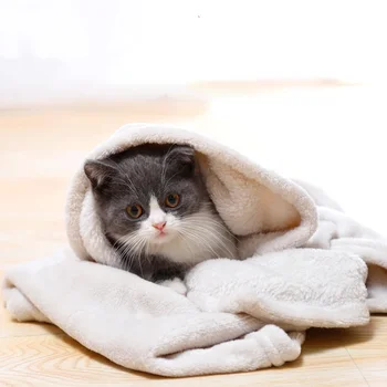Katė pet antklodė didmeninė katė prekių šunelis miega veislynas kilimėlis koralų aksomo, oro kondicionierius antklodė pet kilimėlis