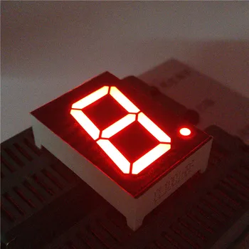 10VNT Naujas 1 Bit 0.8 colių Skaitmeninis Vamzdžio LED Ekranas raudona Lemputė 7 Segmentų Bendro Katodo/Anodo 10PIN