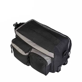 Dviračių Nuoma Galiniai Sėdynių bagažo skyriaus Maišelį Multi Funkcija, su sunkiu Bagažu Vieno Peties Bag - Black (28*14*16CM)