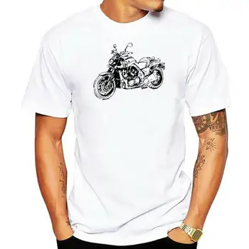 2022 Naujas Vasaros Vyrų Hip-Hop Marškinėliai, Japonija Motorinių VMAX T-Shirt Gatvės Motociklo V MAX Slim T-shirt