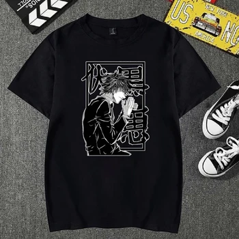 Karšto Anime Juokingas Animacinių filmų Marškinėliai Džiudžiutsu Kaisen Spausdinti Marškinėliai Moterims Vyrų Mados T-shirt Japonų Anime Marškinėlius Hip-Hop Top Tees