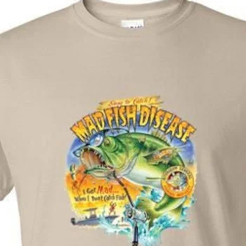 Marškinėliai PROTO Žuvų LIGOS Žvejybos NEON įdomus Gyvūnų Suaugusiųjų