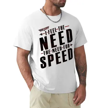 Harajuku Top Gun Jaučiu, Need For Speed Citata T-shirt Judesio Trišakiai, Karšto Pardavimo Juokinga Naujovė Treniruoklių JAV Dydis