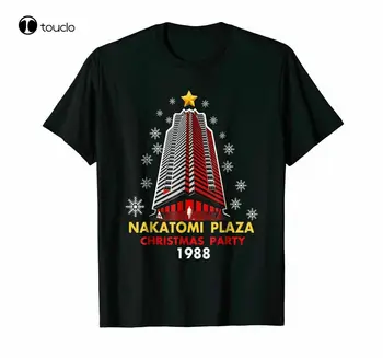 Die Hard Nakatomi Plaza Kalėdų Vakarėlį 80 Veiksmo Filmą Black T-Shirt S-3Xl