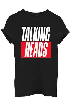 Talking Heads Unisex Raidžių Print T Marškinėliai Cool Mados Priemoka Medvilnės Atsitiktinis Plius Dydis Viršūnes Tee Derliaus Vyrams Marškinėliai Drabužių