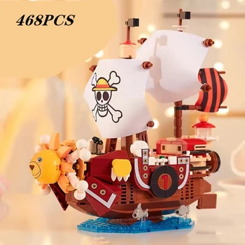 Vienas Gabalus Piratų Laivas Tūkst. Saulėtas Blokai Vyksta Linksmų Mini Blokai Saulės Valtis Modelio Blokai Vaikams, Žaislai
