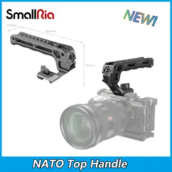 SmallRig NATO Rankena Viršuje skirtas DSLR Fotoaparatas Narve Universali Rankena su 5 Šaltas Batų Adapteriai ir NATO Gnybtas (Lite) 3766