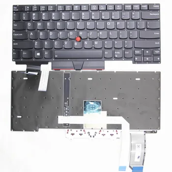 100%Naujas US Klaviatūra Lenovo Thinkpad E14 GEN1 E14 GEN2 E14 GEN3 R14 S3 Gen2 anglų Nešiojamojo kompiuterio Klaviatūra