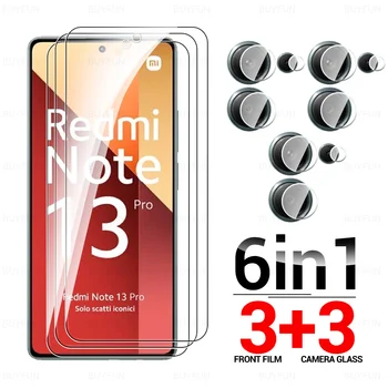 6 in 1 Kameros Grūdintas Stiklas Xiaomi Redmi 13 Pastaba Pro 4G Screen Protector Redmy Note13 13Pro Note13Pro Objektyvas Apsauginės Plėvelės
