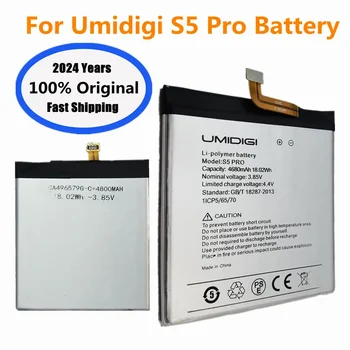 2024 Metų Naujos Originalios Baterijos 4680mAh Už UMI Umidigi S5 Pro S5Pro Smart Mobilųjį Telefoną, Įkraunama Baterija, Baterijos