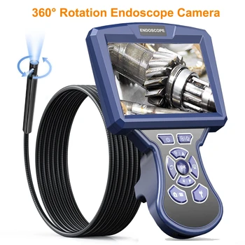 5Inch 2MP 1080P 8,5 mm 360Degree Sukimosi Pramonės Endoskopą Kamera CMOS Borescope Tikrinimo Otoscope Skaitmeninis Mikroskopas