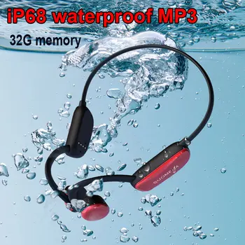 Naujas vandeniui atsparus MP3 produktų 32G su atminties kaulais plaukimo bluetooth 
