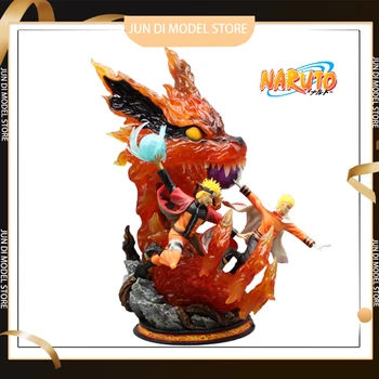 Anime Naruto Duomenys Uzumaki Naruto Veiksmų Skaičiai Naruto Su Šviesos 40cm Pvc Surinkimo Statula Modelis Žaislai, Lėlės Apdailos Dovanos