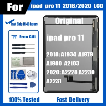 Naujas LCD iPad Pro 11 Pro11 2018 A1934 A1979 A1980 A2103 2020 A2228 A2230 A2231 LCD Ekranas Jutiklinis Ekranas Asamblėjos Pakeitimo