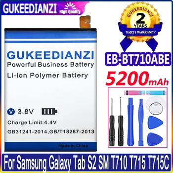 GUKEEDIANZI 5200mAh Baterija Samsung Galaxy Tab S2 8.0 T710 T715 T713 T719 T715C SM T713N T719C EB-BT710ABE Bateria Baterijos