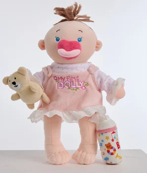 12 colių Kūdikių Stella Lėlės ,Minkštas Mėlynos spalvos Audinio, bei Skudurines Lėlės Pirmą Baby Doll, Amžius 1 Metai ir Iki ,dirželiai Baby Doll Nustatyti,Geriausia