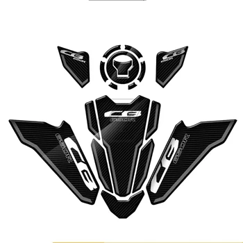 3D Anglies-atrodo Motociklo Accessories Triple Jungas Gynėjas Lipdukas Tank Pad Lipdukai Honda CB650R 2021-2022