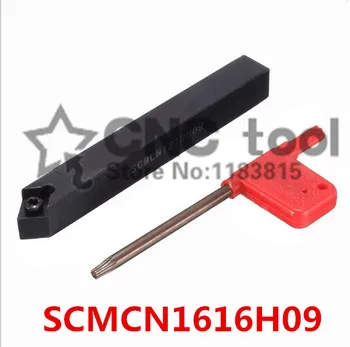 SCMCN1616H09 16*16 mm Metalo Staklės, Pjovimo Įrankiai, Tekinimo Staklės, CNC Tekinimo Įrankiai, Išorės Tekinimo Įrankio Laikiklis S-Type SCMCN