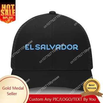 El Salvador Vėliavos Siuvinėjimo Skrybėlę Vyrai Moterų Sporto Beisbolo Kepurę Kvėpuojantis Akių Vasaros Saulės Skydelis Galvos Apdangalai Užsakymą Kepurės Logotipas