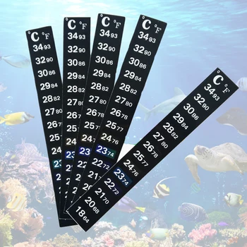 Akvariumo Termometras 18-34 ℃/10-40 ℃ Žuvų Bako Temperatūros Contronl Produktų, Vandens Naminių Reikmenys