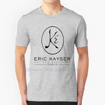Maison Eric Kayser Logotipą, Atsitiktinis Marškinėliai Aukščiausios Kokybės Grafinis 100% Medvilnės Tees