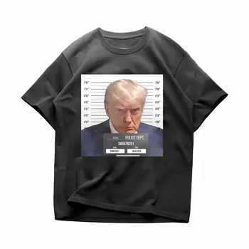 Donald Trump Mugshot Marškinėliai Donald Trump Grafinis Marškinėlius