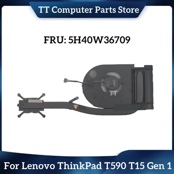 TT Naujas Originalus Laptopo Lenovo Thinkpad T590 T15 P15S P53S Aušinimo Ventiliatorius Heatsink 01YU195 01YU194 5H40W36709 5H40W36708
