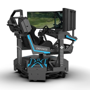 Aukštos Kokybės 3 Dof 9D Tris Ekranus, Vairavimo Simuliatorius Thrustmaster VR Vairavimo Modeliavimo Važiuoja VR Lenktynių