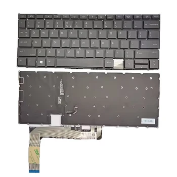 HP EliteBook X360 1030 G7 1030 G8 1040 G7 1040 G8 US Klaviatūra /w Apšvietimas
