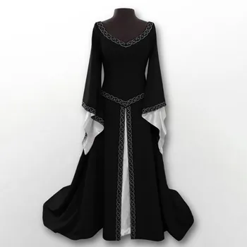 Cosplay Viduramžių Rūmuose Princesė Suknelė Moterims Kostiumai Vidurio Šiuolaikinės Ilga Suknelė Cosplay Europos Šalių Tradicinių Retro Suknelės