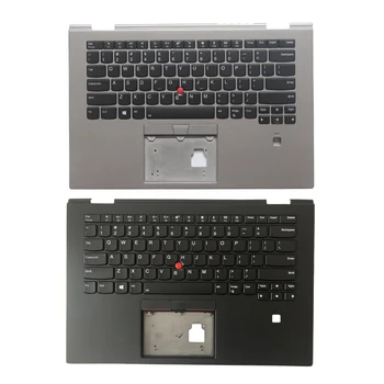 NAUJAS JAV nešiojamojo kompiuterio klaviatūra Lenovo ThinkPad X1 Jogos 3rd Gen Apšvietimu MUS klaviatūrą su Palmrest SM10M69917 SM10M69920